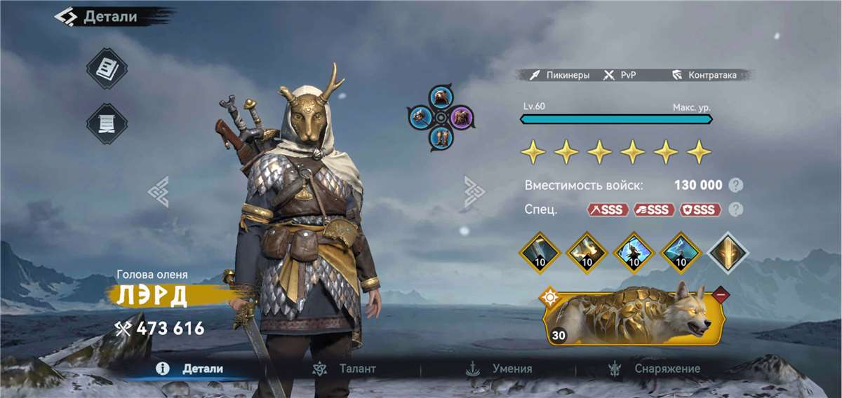 City 25 lvl, T6, Golden beasts